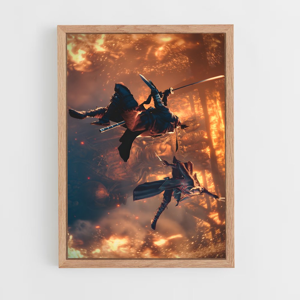 Poster L'Homme Papillon – affiche Sekiro (vue 4)